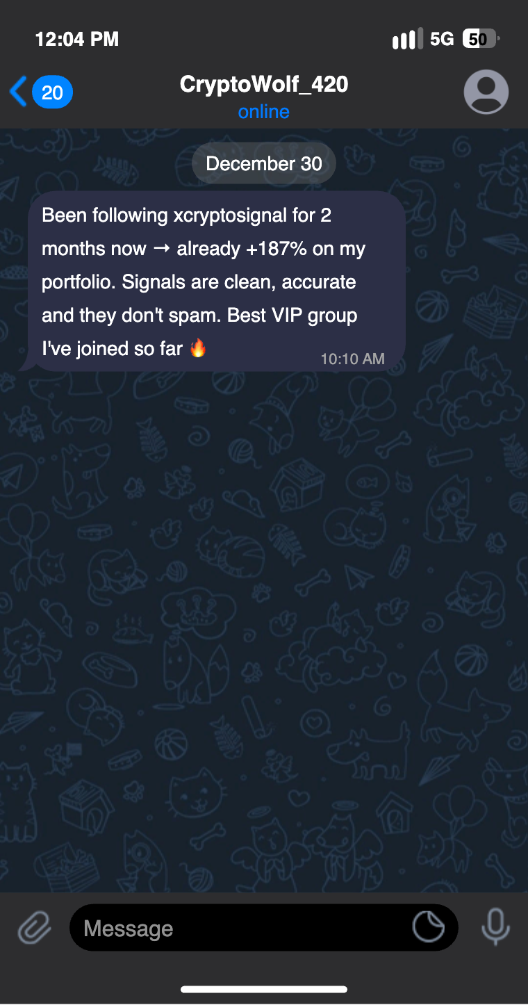 Telegram Testimonial 1