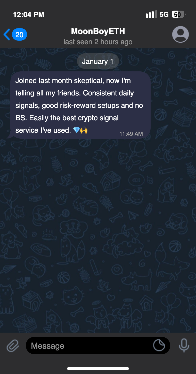 Telegram Testimonial 2